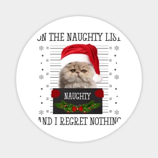 On The Naughty List, And I Regret Nothing Magnet